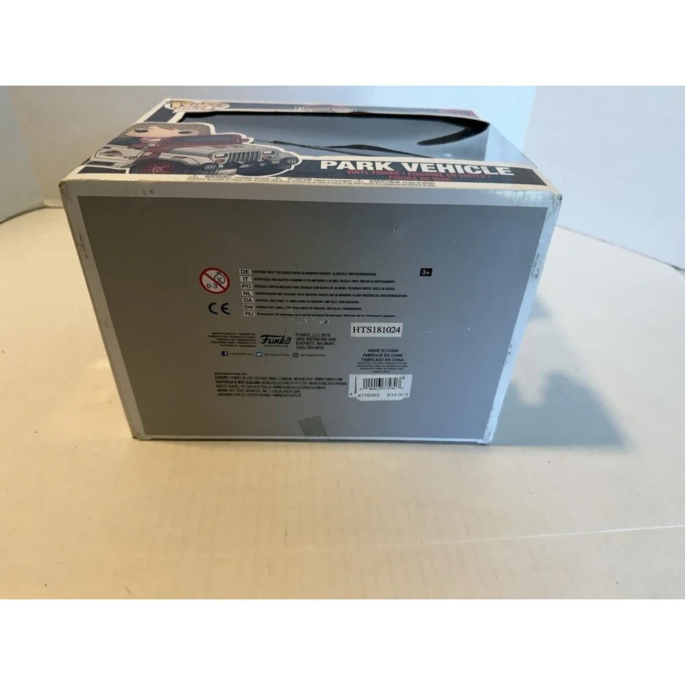 Pop! Rides Jurassic‎ Park 25th Anniversary #39 Park Vehicle Funko 2018 Vaulted